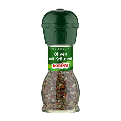 Kotanyi Oliven mit Kräutern mediterrane Kräuter Gewürzmühle 46g