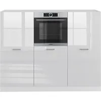 Vicco Küchenzeile R-Line Weiß Hochglanz von Vicco