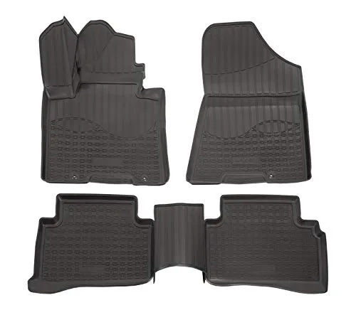 J&J AUTOMOTIVE | 3D Gummimatten Auto Matten Fussmatten Kompatibel mit Tucson TL, TLE 2015-2020, Rand cca 4cm, Allwetter, 4Tlg, Premium Qualität