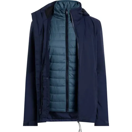 McKINLEY Damen Doppeljacke Aneli 3:1 - Vielseitig und wetterfest - Funktionsjacken mit wind- und wasserdichter Hardshell-Außenjacke sowie herausnehmbarer wattierter Innenjacke für optimalen Tragekomfort in jeder Situation.