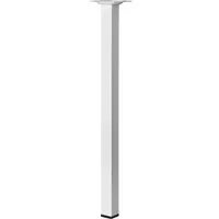 Hettich Tischbein 25 mm x 25 mm x 400 mm Weiß