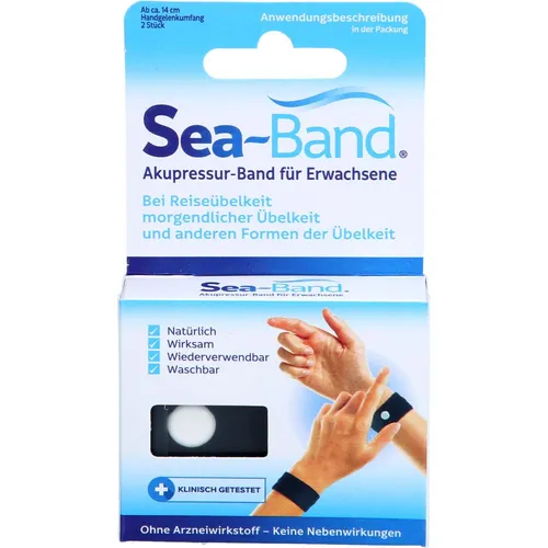EB Vertriebs GmbH SEA-BAND Akupressurband f.Erwachsene black 2 St