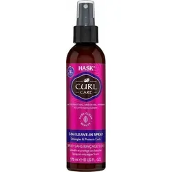 HASK Curl Care abspülfreies Spray für welliges und lockiges Haar 175 ml - Haarpflege für Damen, pflegendes Spray ohne Ausspülen, spendet Feuchtigkeit, verbessert die Haarstruktur und sorgt für glänzendes, gesundes Haar.