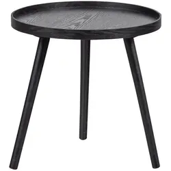 Beistelltisch Mesa aus Holz, Schwarz, M in schwarz von Woood