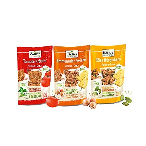 Knabber-Trio, Käse-Snacks, Salzgebäck in 3 Geschmackssorten (3 x 110g)