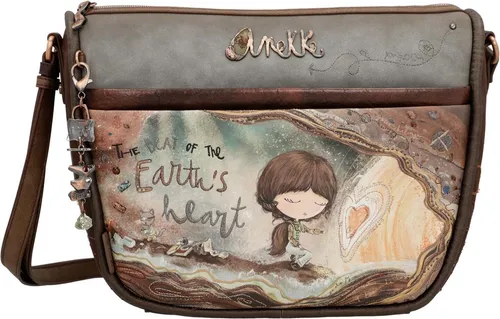 Anekke Handtasche für Erwachsene - Stylische Umhängetasche mit mehreren Fächern, ideal für den Alltag. Das verspielte Design und der verstellbare Schulterriemen bieten sowohl Funktionalität als auch Komfort.