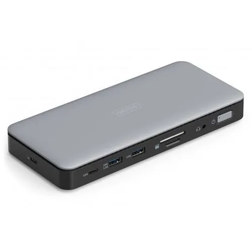 DIGITUS USB-C Docking Station mit 2 x HDMI und DP von DIGITUS