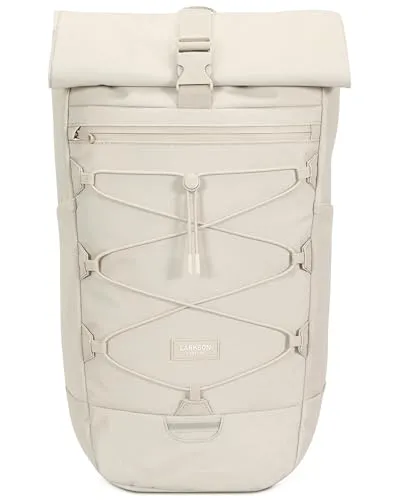 LARKSON Arvid Wanderrucksack 20L - Wanderrucksack mit Mesh-Polsterung und abnehmbarem Hüftgurt, ideal für Tagestouren. Der Rolltop-Verschluss und wasserfeste Reißverschlüsse schützen deine Ausrüstung vor Regen.