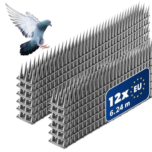 KADAX 12 Stück Vogelabwehr Spikes