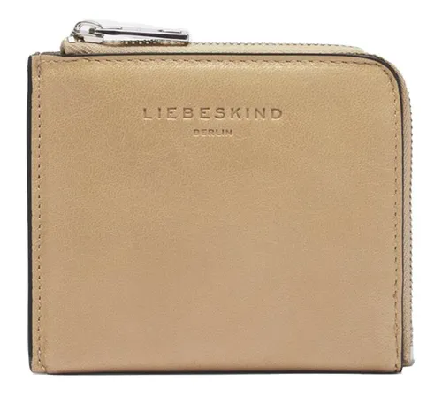 Liebeskind Berlin Women's NINO Purse, beige Lamb - Damen-Geldbörsen aus weichem Lammleder mit Rundum-Reißverschluss, ideal für kleine Handtaschen und praktisches Design.