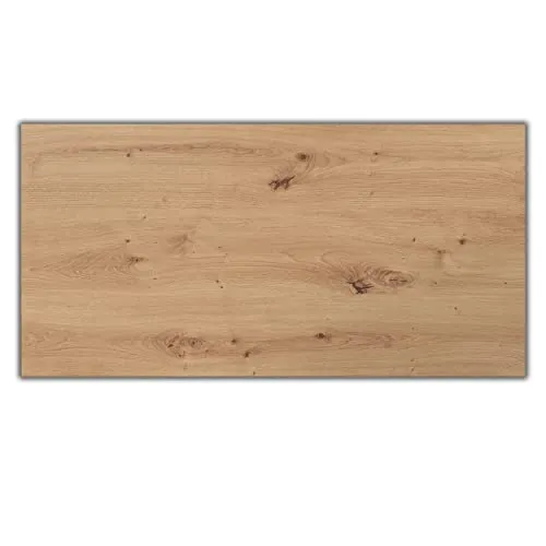 bümö Tischplatte 200x100 cm Asteiche - Kinderschreibtische mit kratzfester Melaminharzoberfläche, ideal für DIY Homeoffice-Projekte. Hohe Tragkraft von 120 kg und pflegeleicht für den täglichen Gebrauch.