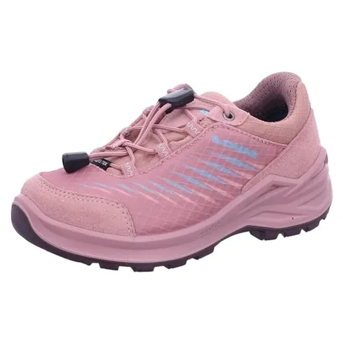 Lowa Zirrox II GTX LO JR altrosa/rose (5103) 31 – Multifunktionshalbschuhe für Kinder - Die Lowa Zirrox II GTX LO JR sind ideale Freizeitbegleiter für aktive Kinder. Wasserdicht und atmungsaktiv, bieten sie Komfort und Schutz bei jedem Abenteuer. Perfekt für Spiel und Entdeckungstouren!