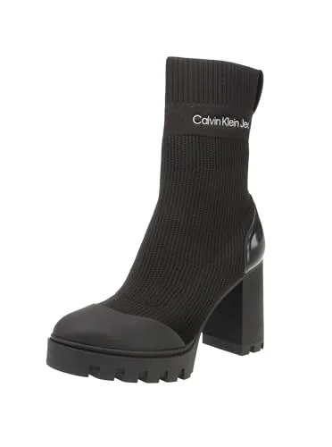 Calvin Klein Platform Knit Sock Stiefelette Schwarz - Schwarz - 40
