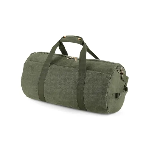 BagBase BG655 Vintage Canvas Barrel Bag