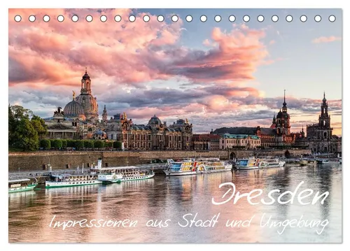 Gerhard Aust | Dresden: Impressionen aus Stadt und Umgebung (Tischkalender 2025) - Entdecken Sie Dresden und Umgebung im schönsten Licht mit diesem hochwertigen Tischkalender. 14 Seiten voller beeindruckender Fotografien und inspirierender Motive für Ihr Zuhause oder Büro.