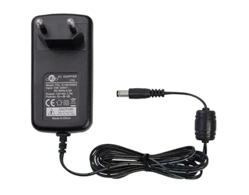 Produktbild EDISION NETZTEIL 12V/1.5A 2pin EU, ORIGINAL, UNIVERSAL, Proton S2, Picco S2, Picco S2 pro, PICCOLLINO S2, PICCOLLINO S2+T2/C