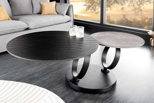 Drehbarer Couchtisch DANCING RINGS