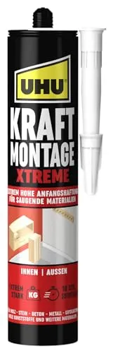 UHU Montagekleber KRAFT MONTAGE XTREME, Kartusche 370g