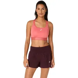 ASICS Road Compression Sport-BH Damen - Koralle, Größe S - Funktionsunterwäsche mit kompressiver Passform für optimalen Halt. Ideal für intensive Trainingseinheiten, feuchtigkeitsregulierend und atmungsaktiv für höchsten Tragekomfort.