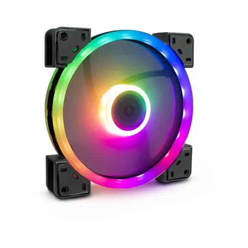 Inter-Tech Argus RS-141 140x140x25mm 1200 U/min 22 dB(A) schwarz/transparent