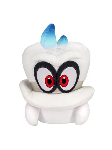 Nintendo Together+ Plüschtier Mario Odyssey - Cappy 20 cm - Plüsch-Spielzeug, 20 cm großes Cappy-Plüschtier, offiziell lizenziert von Nintendo und ideal für Fans und Sammler.