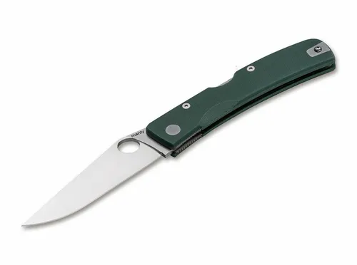 Manly Peak One CPM-S90V Klappmesser - Militärgrün EDC Folder - Taschenmesser mit ergonomischem Griff und rostbeständiger Klinge aus Edelstahl, ideal für Outdoor-Aktivitäten und den täglichen Gebrauch.