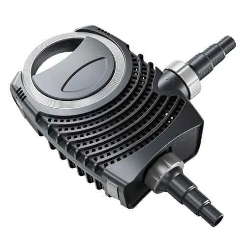 SunSun NEO-12000 SuperECO Teichpumpe - Filterpumpen für Gartenteiche mit 12.000 l/h Umwälzleistung und nur 100 W Verbrauch, ideal für energieeffiziente Teichpflege und vielseitig einsetzbar.