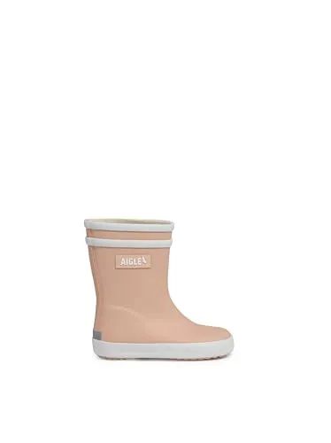 Aigle Unisex Baby FLAC 2 Gummistiefel, GUIMAUVE, 19 EU - Baby Stiefel für Jungen, ideal für Regen und Pfützen mit bequemem Schaft aus Naturkautschuk und strapazierfähigem Futter für kleinen Entdecker.