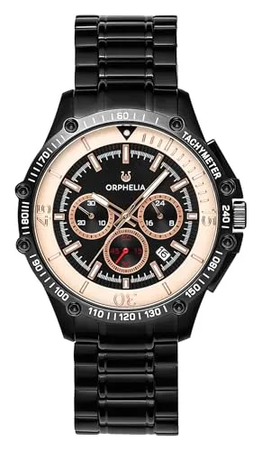 ORPHELIA HerrenArmbanduhr Chronograph Quarz Edelstahl OR82812