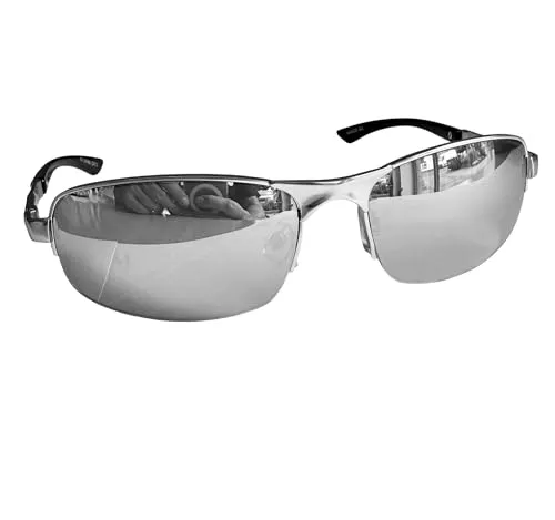 Gil SSC MATRIX SONNENBRILLE SPORTBRILLE MOTORRADBRILLE SPORT BRILLE M 26 (Chrom silber verspiegelt)