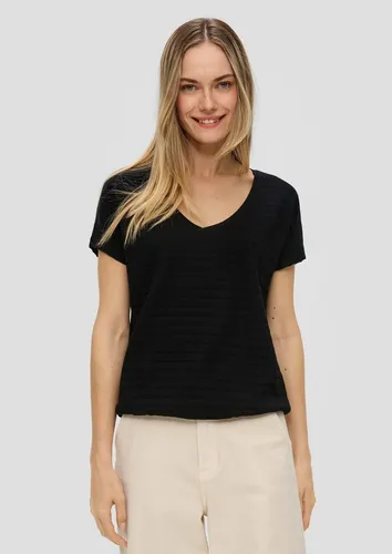 s.Oliver Kurzarmshirt T-Shirt T-Shirt mit überschnittenen Schultern