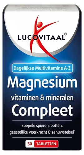Magnesium, Vitamine & Mineralien Komplett 30 Tabletten