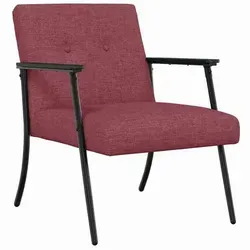 vidaXL Weinroter Sessel 59 x 75 x 78 cm