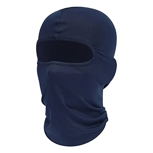 fuinloth Sturmhauben, Gesichtshaube, Skimaske, Hals Gaiter, UV-Schutz, Motorrad- und Fahrrad-Gesichtsmaske, Balaclavas für Herren/Damen Dunkelblau