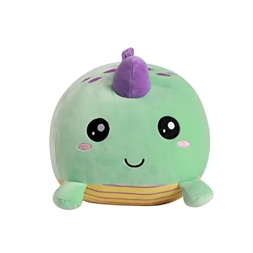 Cushion Mochi Dino Plüsch 35cm Kissen - Plüsch-Dino-Kissen (35 cm) für Kinder ab 3 Jahren, ideal zum Kuscheln und Dekorieren. Hochwertiges, weiches Material für ultimativen Komfort und Spaß!