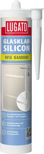 Produktbild Lugato Glasklar-Silicon Wie Gummi Fenster & Glas Silikon 310 ml