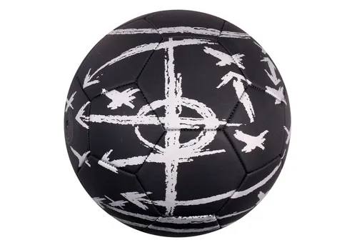 Best Sporting Spielball Fußball TAKTIK, Größe 5, Trainingsball schwarz oder weiß (1-St)