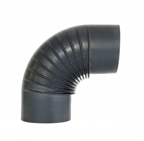 Kamino Flam Ofenrohr Bogenknie Blaublech ohne Tür 120 mm 331590, (1-tlg)