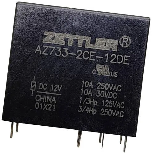 Zettler Electronics AZ733-2CE-6DE Printrelais 6 V/DC 12A 2 Wechsler 1St.