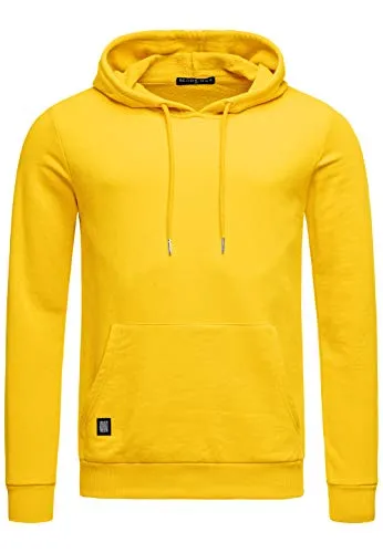 Red Bridge Herren Kapuzenpullover Hoodie Premium Basic, Gelb-i, XXL - Kapuzenpullover für Herren aus hochwertigem Materialmix | Robust und atmungsaktiv für hohen Tragekomfort | Ideal für Freizeit und Sport
