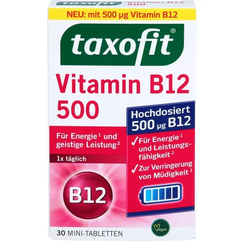 TAXOFIT Vitamin B12 500 Minitabletten 30 St.