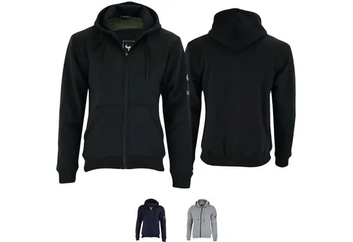 BULLDT Motorradjacke BLD1301 Hoodie (Spar-Set, mit Protektoren) Motorrad Hoodie Herren komplette Beschichtung mit Aramidfasern