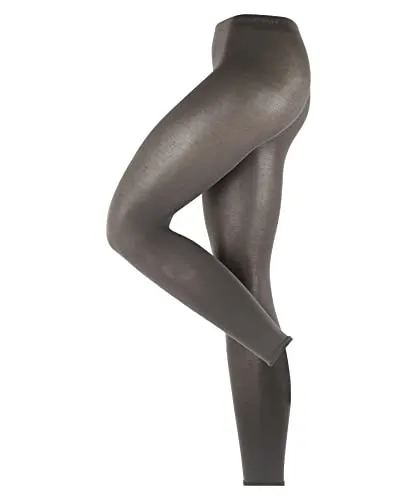 ESPRIT Damen Leggings Cotton W Le Baumwolle einfarbig 1 Stück, Grau Stone Grey 3988, 44-46
