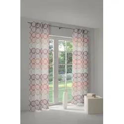 Wirth Vorhang Zirbello (1 St), Ösen, blickdicht, Jacquard braun 132 cm x 225 cm