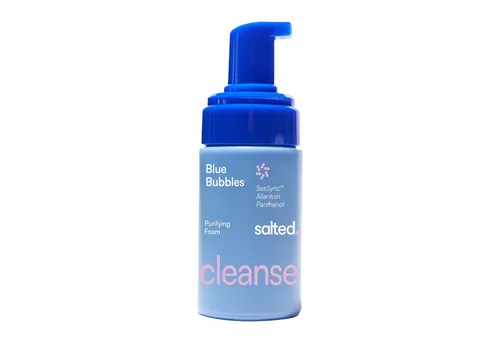 salted. Gesichts-Reinigungsschaum Porentiefer Reinigungsschaum Blue Bubbles, Reinigungsschaum, frisches Hautbild, Panthenol