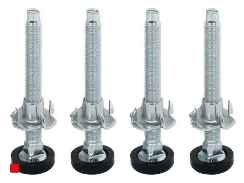 Häfele - 637.05.010S2 - Verstellschraube M8 x 70 mm 4er Pack mit Einschlagmutter