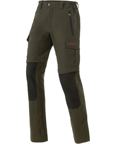 Parforce Damen Insekten-Stopp Zip-Off-Hose Oliv 36 - Wanderhose mit integrierter Zeckenschutzbehandlung, praktische Zip-Off-Funktion und vielen Taschen – perfekt für Bergjagd, Pirschjagd und Freizeit.