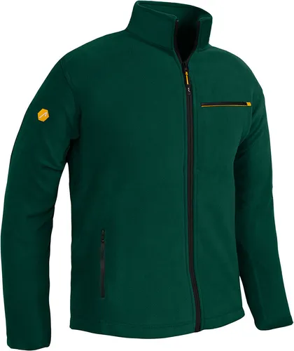 ACE Herren-Fleece-Jacke - warme Outdoor-Jacke ohne Kapuze Männer Reißverschluss