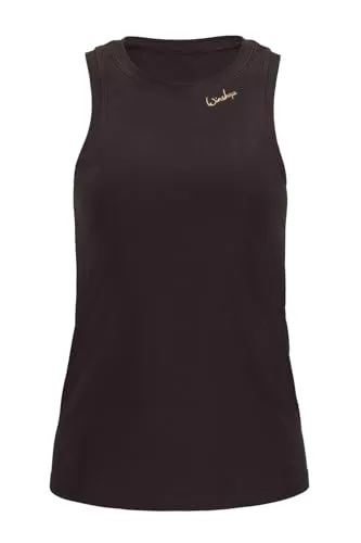 WINSHAPE Damen Functional Light and Soft Tanktop Aet134ls - Trainingsbekleidung aus ultra weichem, elastischem Funktionsstoff mit temperaturregulierendem Effekt, ideal für Fitness, Pilates, Yoga und Freizeit. Eco-friendly!