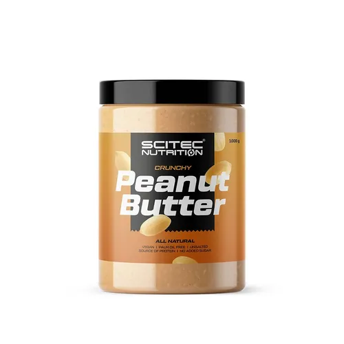 Scitec Nutrition Peanut Butter, 1000g Dose, Crunchy